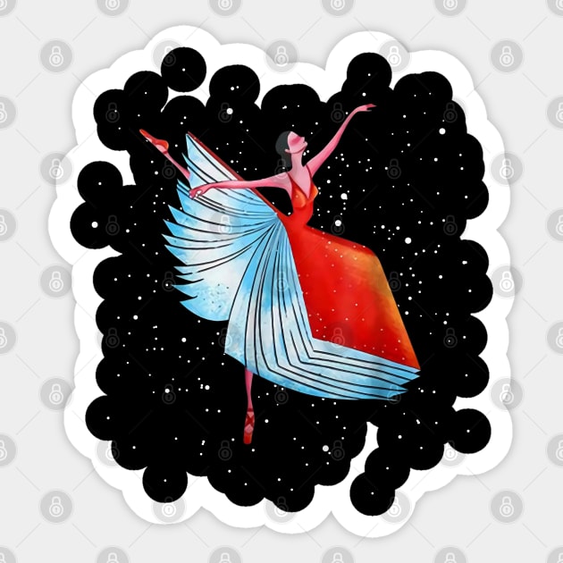 Princess Book Ballet Snow Shirt - Ballet Costume Gift Sticker by HomerNewbergereq